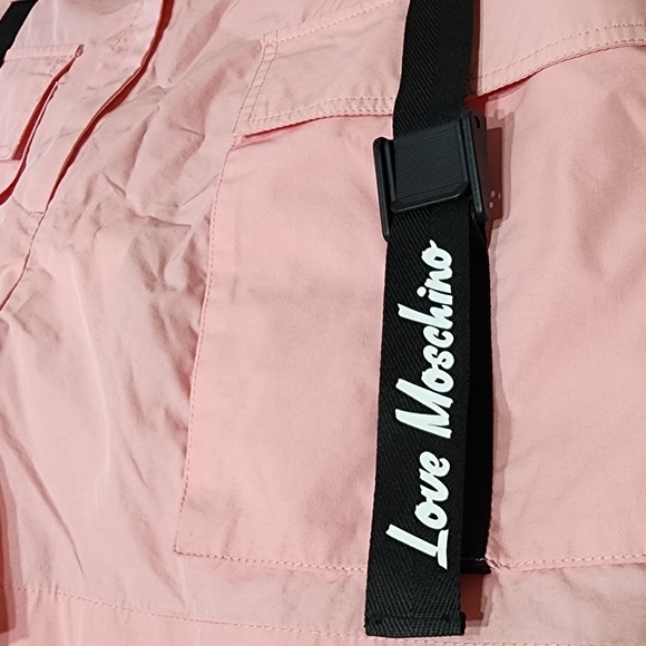 LOVE MOSCHINO Pink Shorts & Bermuda with logo and pockets - Picture 9 of 10